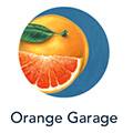 Orange garage